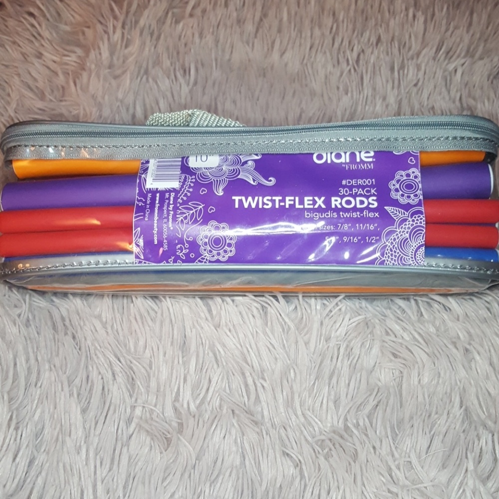 Twist flex curling rods